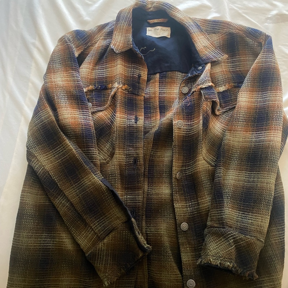 We the free flannel jacket